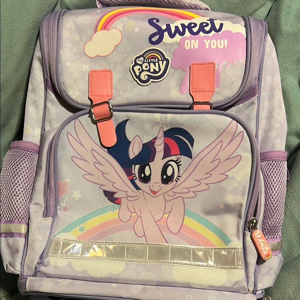 My Little Pony Gray and Cream Backpack